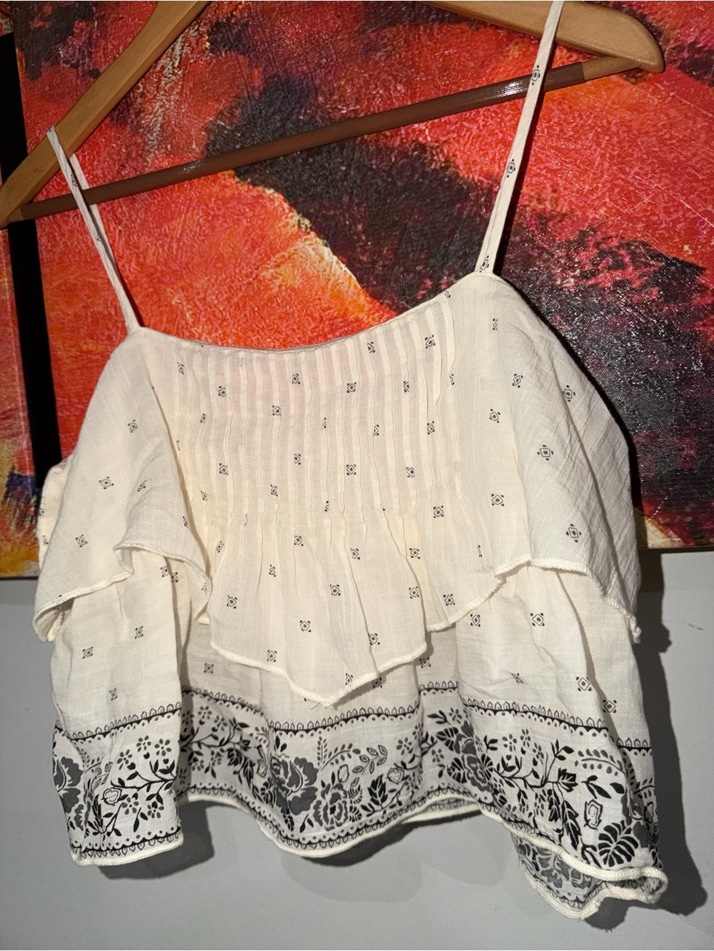 AE Tiered Pintuck Cami Top. Size: S